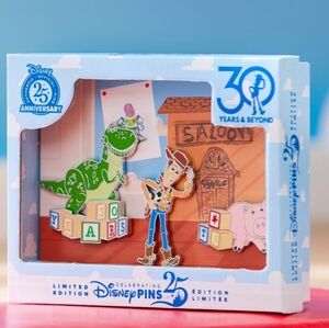 Disney Toy Story 30th Anniversary Pin Set